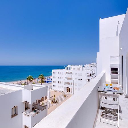 Al - Atlantida Penthouse Apartment Quarteira Bagian luar foto